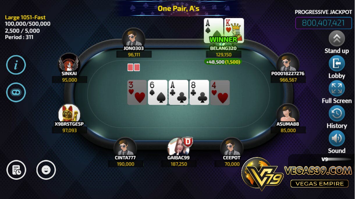 Poker online tai Vegas39